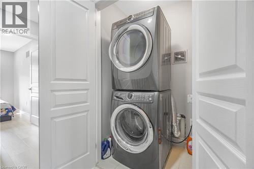 Stacked laundry appliances - 1890 Rymal Road E Unit# 144, Hamilton, ON 