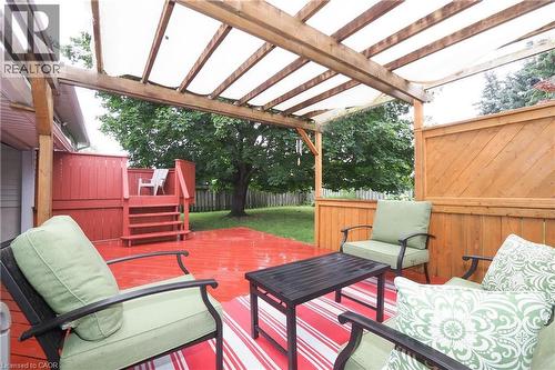 2-tier deck - 219 Foxhunt Road, Waterloo, ON 