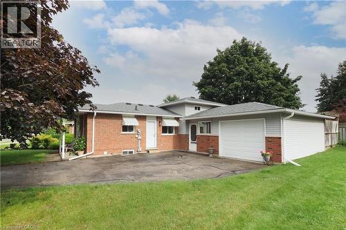Garage attached by Breezeway. - 219 Foxhunt Road, Waterloo, ON 