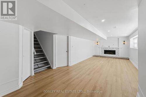 Finished basement - rec room w/ gas fireplace - 12 Glenhurst Circle, St. Catharines (Oakdale), ON 