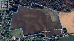 Property Survey Map. Illustrating the boundaries and dimensions of the property, including access points and adjacent roads - 
