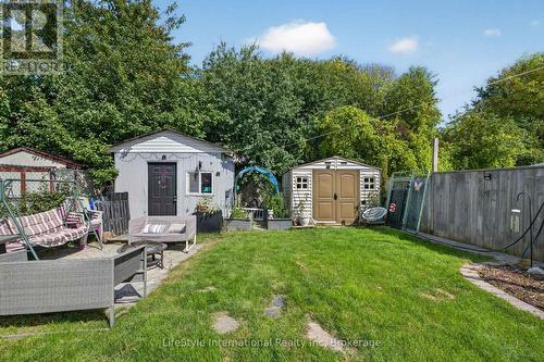 Backyard - 18 Camrose Court, Kitchener, ON 