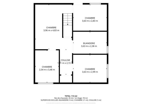 Plan (croquis) - 106 Rue Des Torrents, Sainte-Sophie, QC 