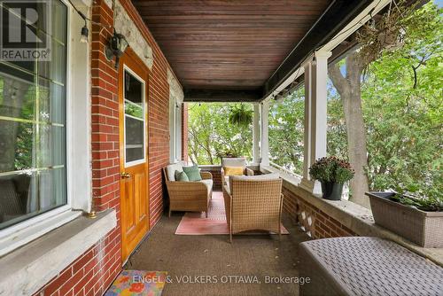 Porch off of Unit 1 - 5 Woodlawn Avenue, Ottawa, ON 