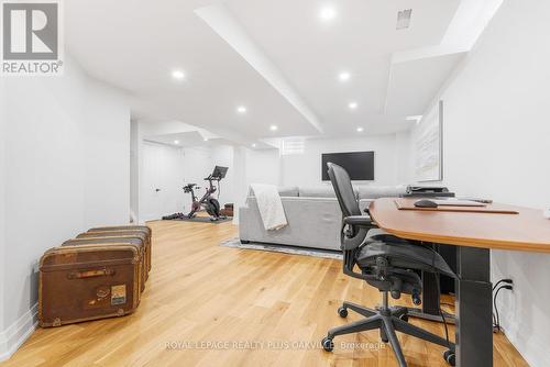 Desk Area of Rec Room - 3119 Hedges Drive, Burlington, ON 