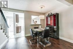 Kitchen pass-through or breakfast bar. - 