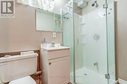 3pc bathroom in basement. - 