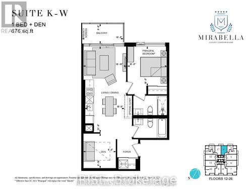 2601 - 1928 LAKE SHORE BOULEVARD W , Toronto, Ontario M6S 0B1 2