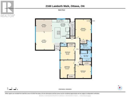 Floor Plan-Main Floor - 2160 Lambeth Walk, Ottawa, ON 