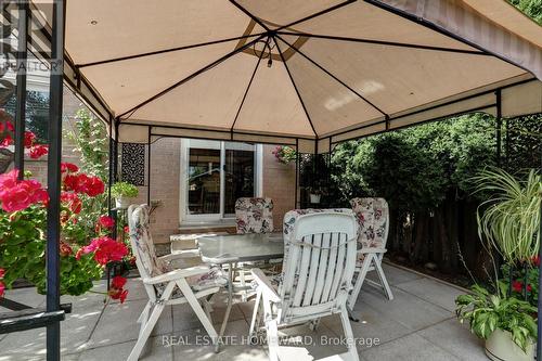 Patio in the backyard - 6399 Colebrook Crescent, Mississauga, ON 