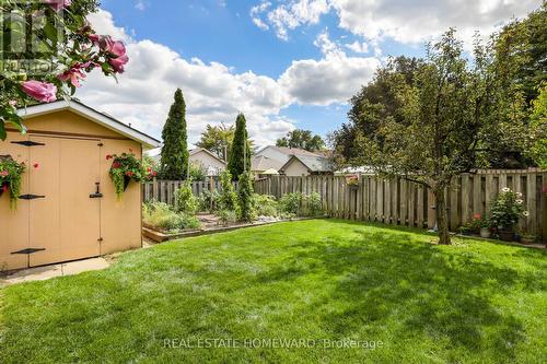 Shed and backyard - 6399 Colebrook Crescent, Mississauga, ON 