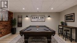 Virtually staged Pool Table area - 
