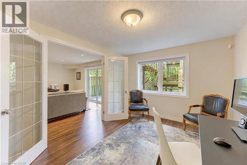 French doors and view to Recroom - 222 Chestnut Hill Crescent, Kitchener, ON 