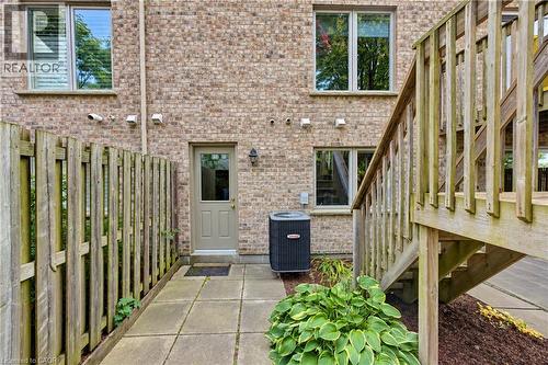 Access to garage from rear yard. - 222 Chestnut Hill Crescent, Kitchener, ON 