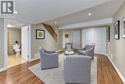 Basement Recreation room with double closet - 