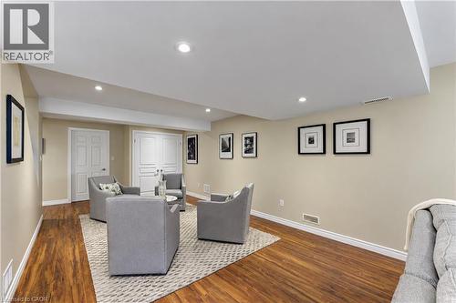 Lots of room for seating or potential spot for a pool table. - 222 Chestnut Hill Crescent, Kitchener, ON 