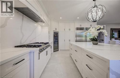 48"" THOR 6 burner gas stove, wine cooler and pantry cabinets, SubZero fridge & freezer - 61 Schweitzer Street, Kitchener, ON 