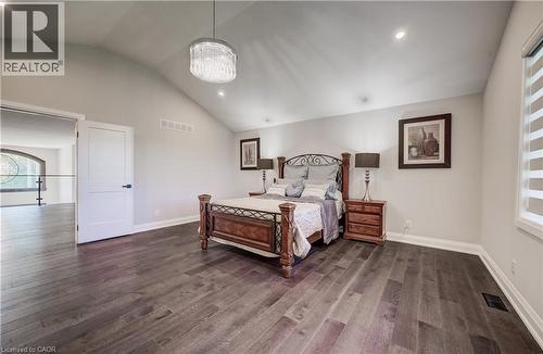 Primary Bedroom with vaulted ceiling - 61 Schweitzer Street, Kitchener, ON 