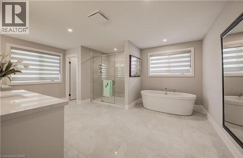 Primary 5 pc ensuite bathroom - 61 Schweitzer Street, Kitchener, ON 
