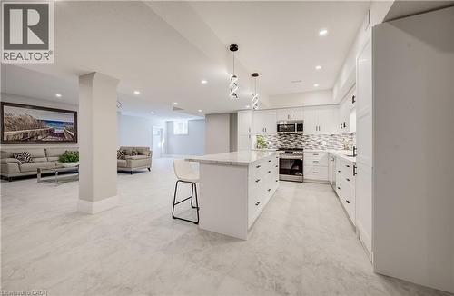 Basement Kitchen ready for a party or in-law capability - 61 Schweitzer Street, Kitchener, ON 