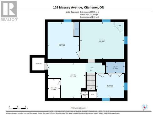 Floor plan unit 2 - 102 Massey Avenue, Kitchener, ON 