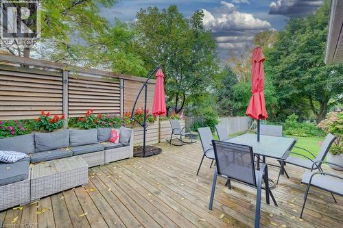Expansive outdoor deck featuring wood planking - 37 Margaret Avenue N, Waterloo, ON 