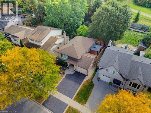 Aerial view of home - 77 Yellow Birch Drive, Kitchener, ON 