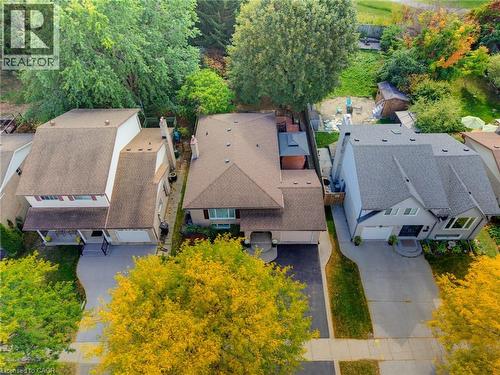 Aerial view of home - 77 Yellow Birch Drive, Kitchener, ON 