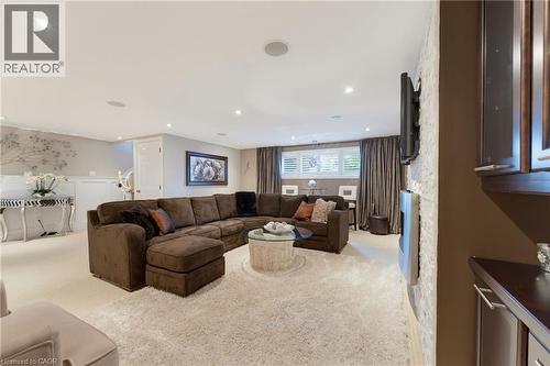 Lower level Recretion room. - 77 Yellow Birch Drive, Kitchener, ON 