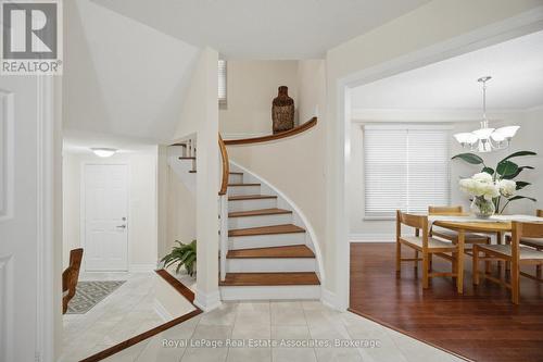 Hardwood stairs to upper level - 5923 Tweed Court, Mississauga, ON 
