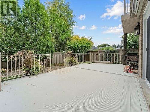 Large deck walkout from kitchen - 1259 Nathaniel Crescent, Burlington, ON 