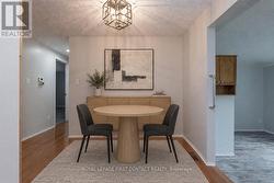Virtually staged dining room - 