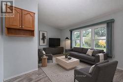 Virtually staged family room - 
