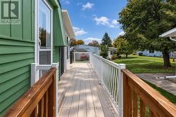 Side deck off sunroom - 