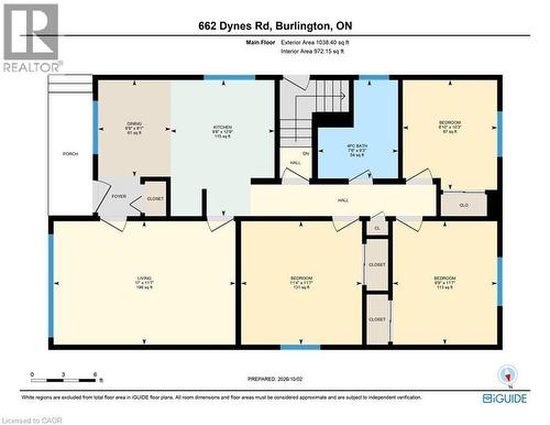 Floor plan - 662 Dynes Road, Burlington, ON 