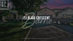 23 BLAIR CRESCENT  Barrie, ON L4M 5Y7