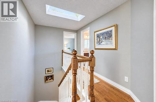 Upstairs hallway with skylight - 469 Westvale Drive, Waterloo, ON 