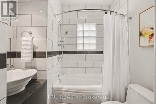 Updated bathroom on main level - 51 Merritt Avenue, Ottawa, ON 