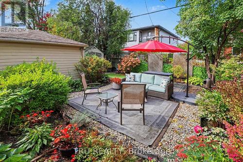 Unwind in the private backyard oasis - 51 Merritt Avenue, Ottawa, ON 