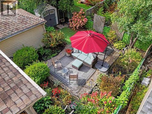 Unwind in the private backyard oasis - 51 Merritt Avenue, Ottawa, ON 