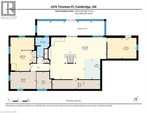 Floor plan - 1370 Thorman Place, Cambridge, ON 