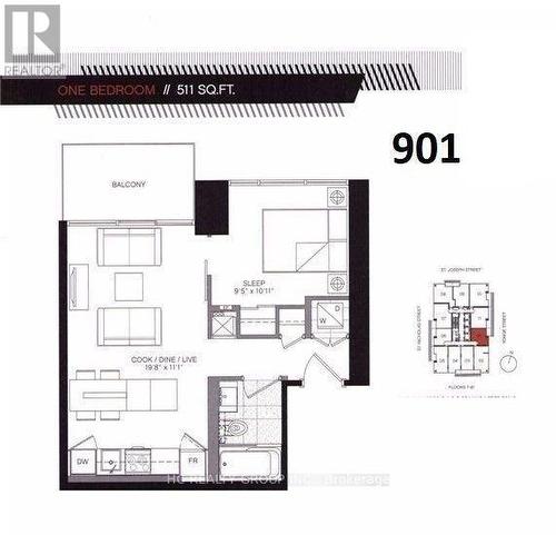 901 - 5 ST JOSEPH STREET , Toronto, Ontario M4Y 1J6 2
