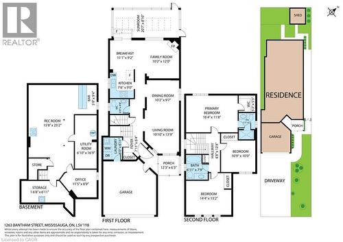 Floor plan - 1263 Bantham Street, Mississauga, ON 