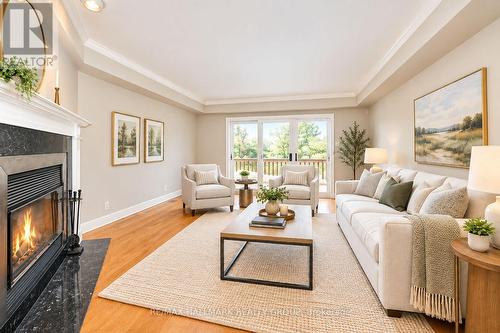 Main Floor - Living Room (Door to terrace) - 144 Springhurst Avenue, Ottawa, ON 
