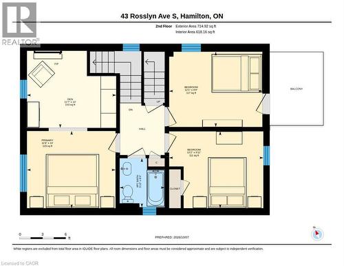 Floor plan - 43 Rosslyn Avenue S, Hamilton, ON 