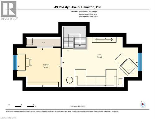 Floor plan - 43 Rosslyn Avenue S, Hamilton, ON 