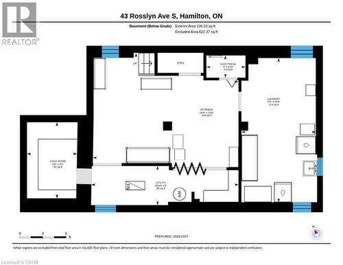 Floor plan - 43 Rosslyn Avenue S, Hamilton, ON 