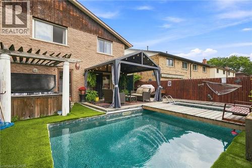 49 Markson Crescent, Hamilton, ON - Outdoor With In Ground Pool