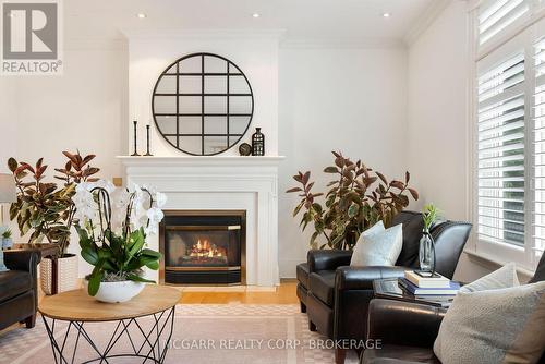 39 Yates Street, St. Catharines (Downtown), ON - Indoor Photo Showing Living Room With Fireplace
