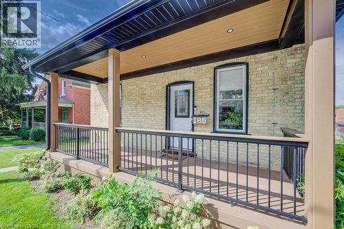 185 Strange Street, Kitchener, ON - Outdoor With Deck Patio Veranda With Exterior